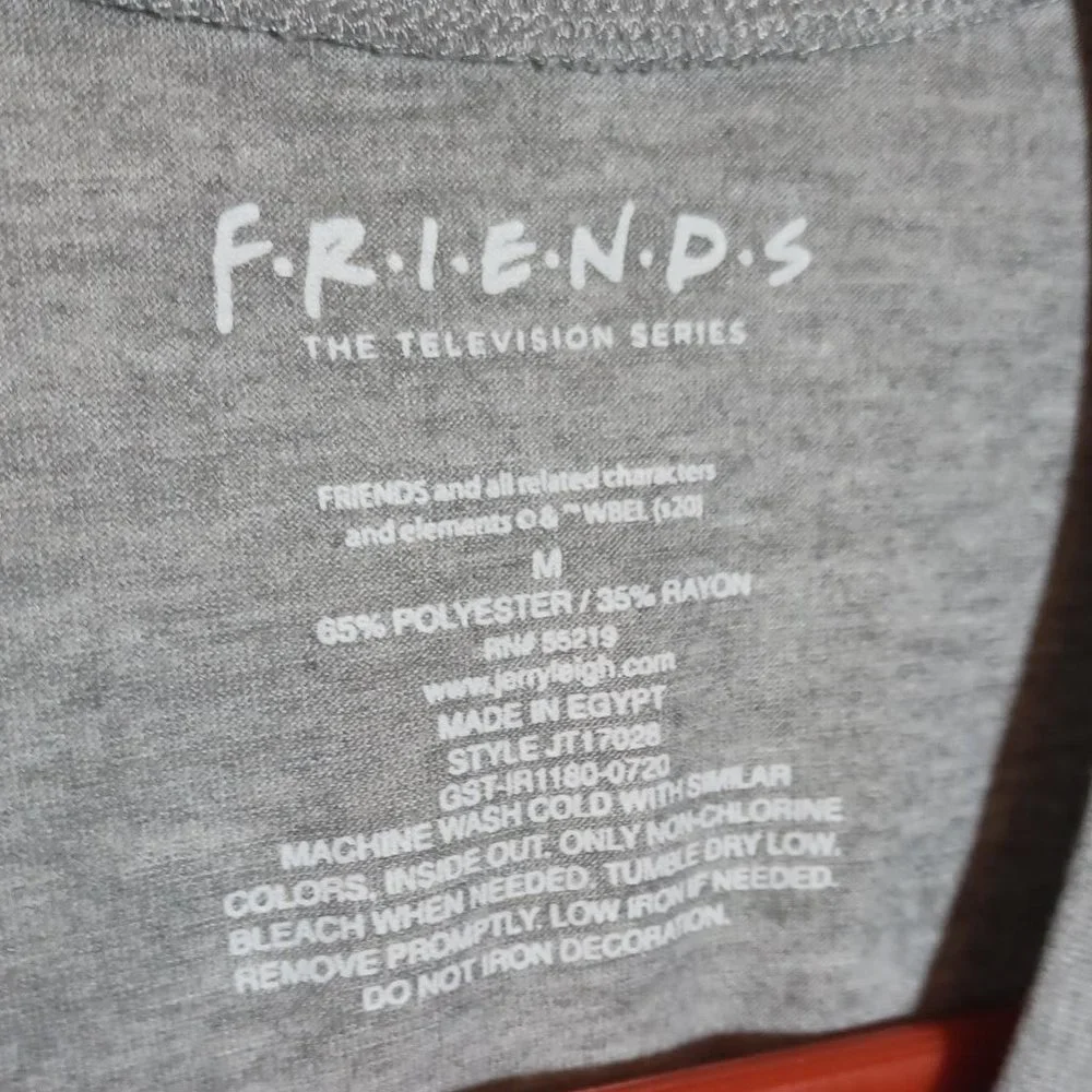 FRIENDS Central Perk Womens T-Shirt, Gray, Size - M, - Picture 4 of 5